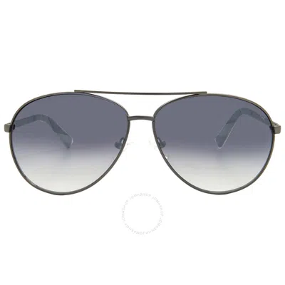 KENNETH COLE NEW YORK KENNETH COLE NEW YORK SMOKE MIRROR PILOT MEN'S SUNGLASSES KC00033 09C 63