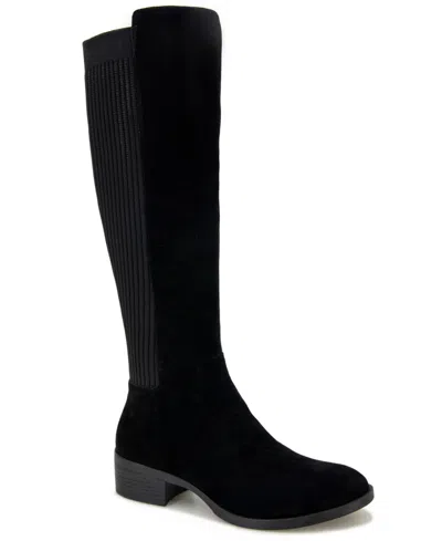 KENNETH COLE NEW YORK WOMEN'S LEVON TALL SHAFT KNEE HIGH RIDING BOOTS