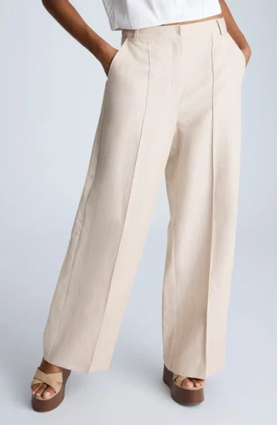 KENNETH COLE KENNETH COLE PINTUCK PLEAT WIDE LEG PANTS