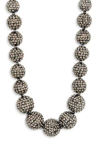 KENNETH JAY LANE KENNETH JAY LANE PAVÉ BALL NECKLACE