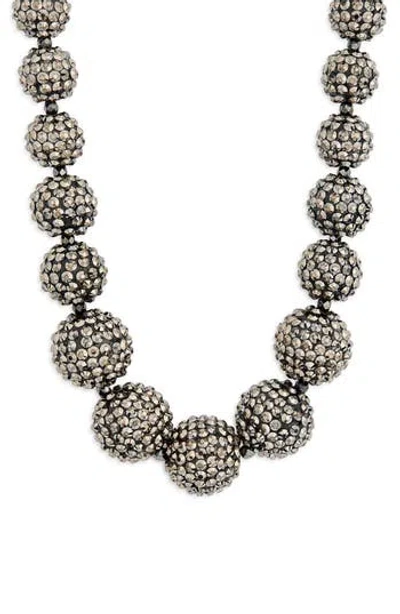 KENNETH JAY LANE KENNETH JAY LANE PAVÉ BALL NECKLACE