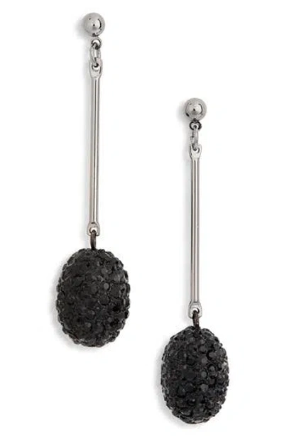 KENNETH JAY LANE KENNETH JAY LANE PAVÉ DROP EARRINGS