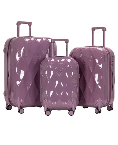 KENSIE CHIC HARDSIDE LUGGAGE SET, 3-PIECE