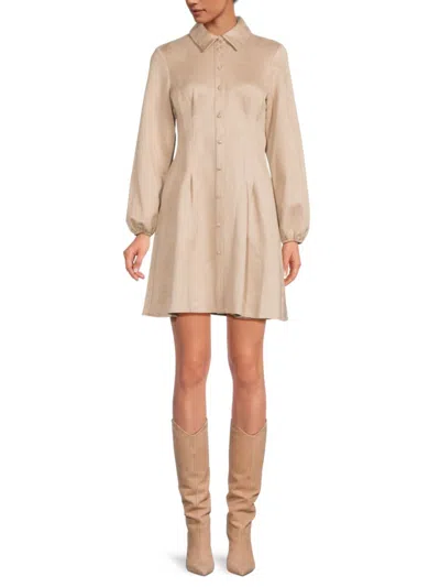 KENSIE WOMEN'S A-LINE SHIRTDRESS