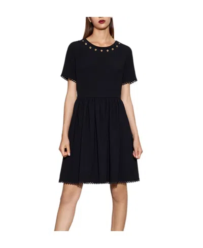 KENZO A WELL-FITTING HORN-SHAPED MINI DRESS