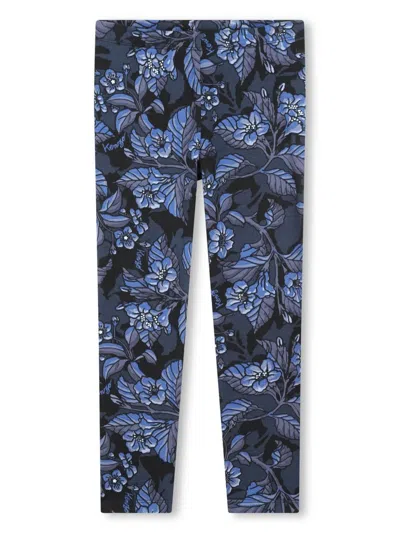 KENZO ALL-OVER PRINT COTTON LEGGINGS