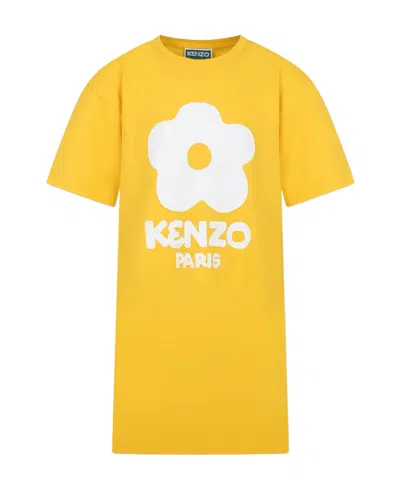KENZO BOKE FLOWER ORGANIC COTTON DRESS