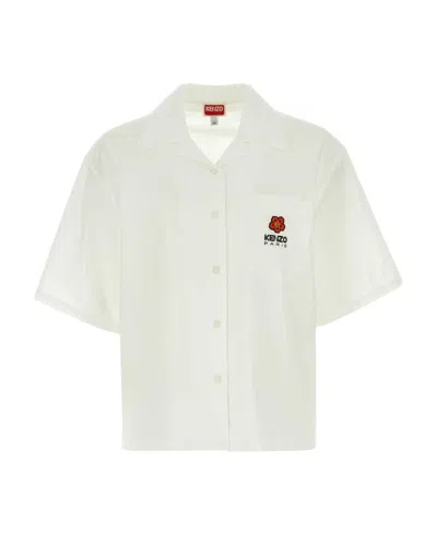 KENZO KENZO BUTTONED SHORT-SLEEVED SHIRT