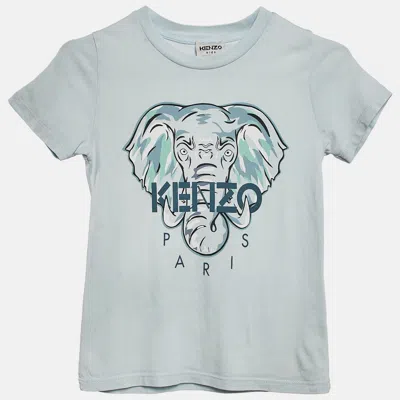 KENZO KIDS TIGER LOGO PRINT JERSEY T-SHIRT 6 YRS