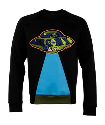 KENZO LOGO EMBROIDERED SWEATER