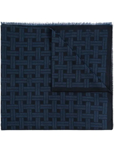 KENZO LOGO-JACQUARD SCARF
