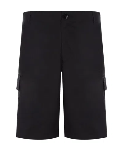 KENZO KENZO LOGO PATCH KNEE-LENGTH CARGO SHORTS