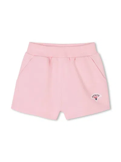 KENZO LOGO-PATCH SHORTS