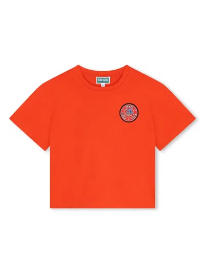 KENZO LOGO-PRINT COTTON T-SHIRT