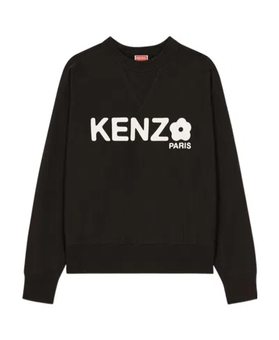 KENZO KENZO LOGO PRINTED CREWNECK SWEATSHIRT