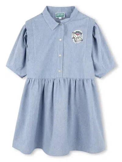 KENZO LOGO-PRINT DRESS