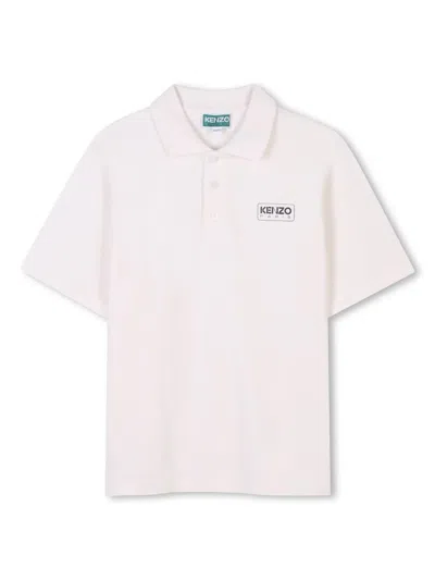 KENZO LOGO-PRINT POLO SHIRT