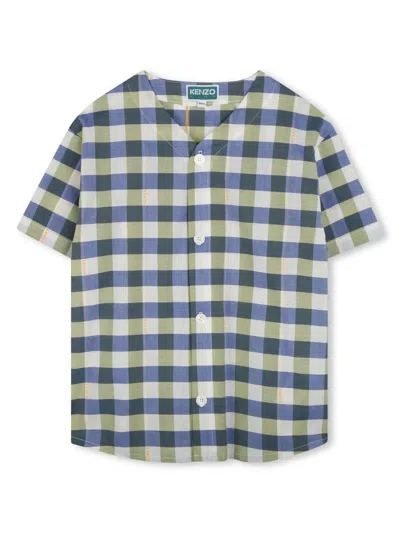 KENZO LOGO-PRINT SHORT-SLEEVED SHIRT