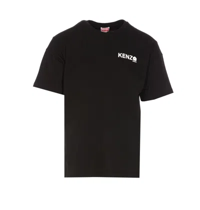 KENZO KENZO LOGO PRINTED CREWNECK T-SHIRT