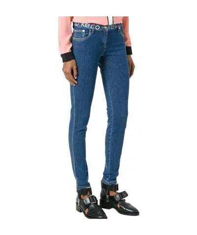 KENZO LOGO SKINNY JEANS