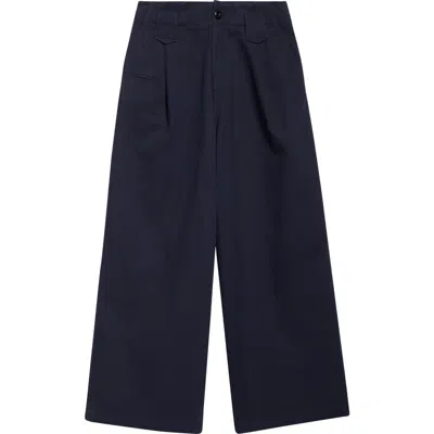 KENZO KENZO OVERSIZE PLEATED PANTS