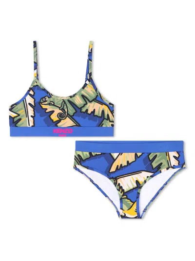 KENZO PALM TREE-PRINT BIKINI