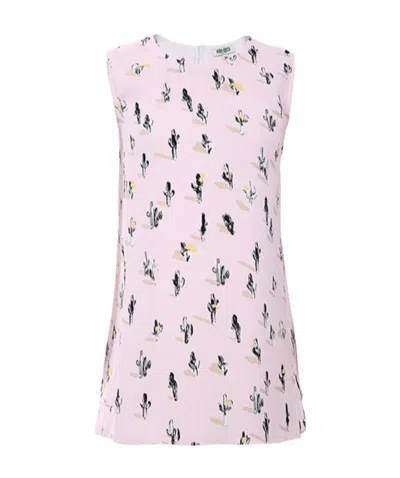 KENZO SLEEVELESS PRINTED BLOUSE