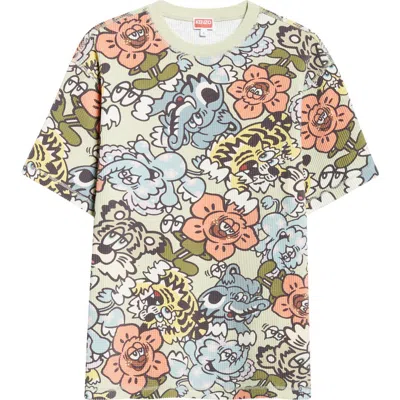 KENZO KENZO VERDY MARKET WAFFLE KNIT T-SHIRT