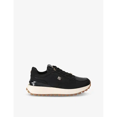 KG KURT GEIGER WOMENS KG KURT GEIGER LOUISA FAUX-LEATHER LOW-TOP TRAINERS