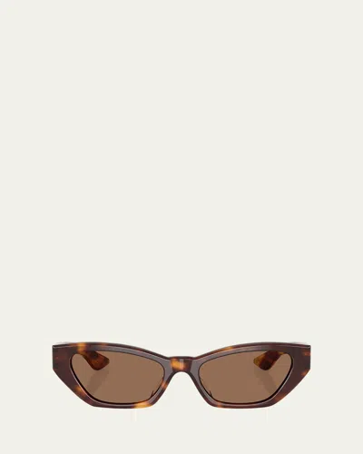 KHAITE 1961C ACETATE CAT-EYE SUNGLASSES