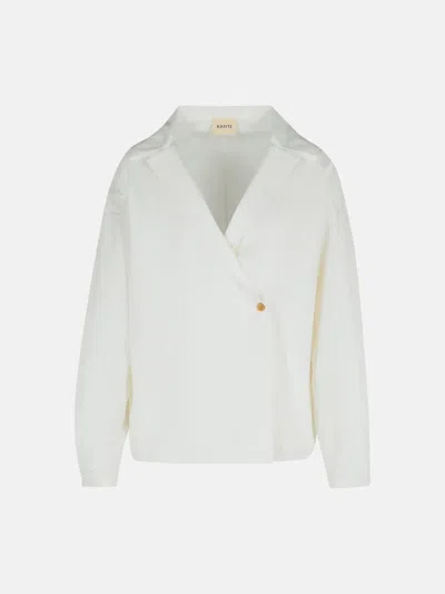 KHAITE 'ASHTON' WHITE COTTON SHIRT