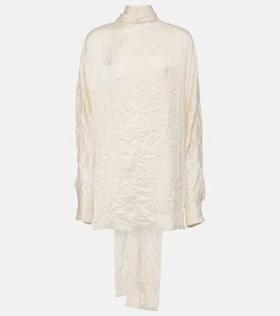 KHAITE BEX SATIN TOP