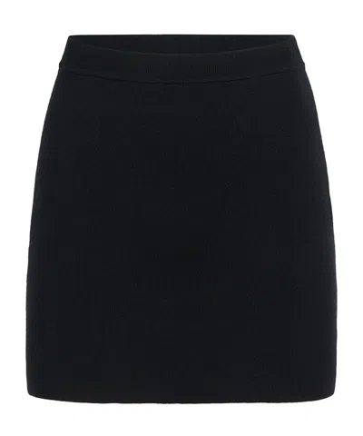 KHAITE KHAITE DARRION SLIP-ON MINI SKIRT