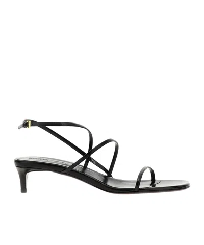 KHAITE KHAITE LOOP HEELED SANDALS