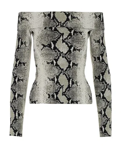 KHAITE KHAITE OFF-SHOULDER LONG-SLEEVED TOP