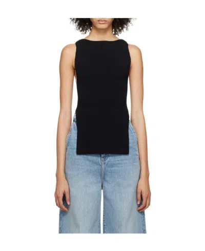 KHAITE KHAITE CREWNECK SLEEVELESS TANK TOP