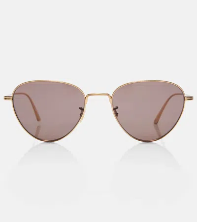 KHAITE X OLIVER PEOPLES AVIATOR SUNGLASSES