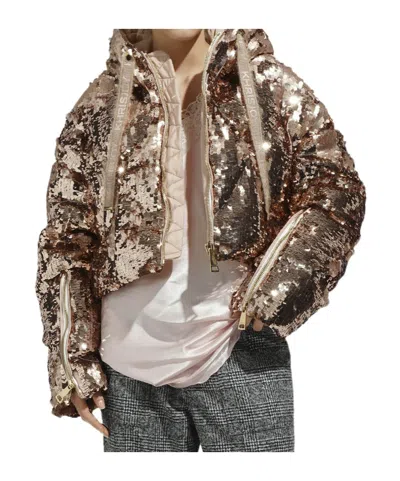 KHRISJOY KHRISJOY KHRIS CROP SPARKLY JACKET
