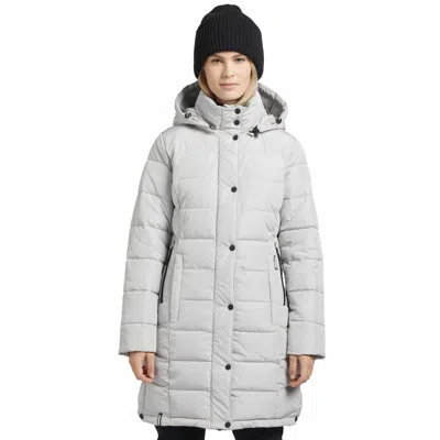 KHUJO KHUJO DELINAS 2 DAMEN-WINTERMANTEL JACKE STEPPMANTEL PARKA MANTEL ANORAK GRAU