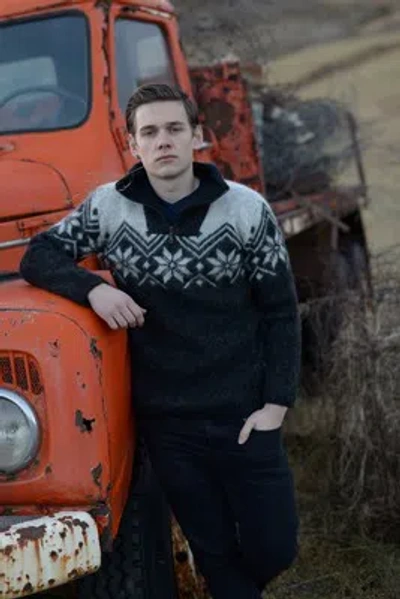 KIDKA WOLLPULLOVER 009 - TROYER - SCHWARZ KOMBI