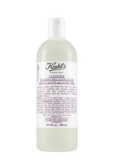 KIEHL'S SINCE 1851 KIEHL'S LAVENDER FOAMING-RELAXING BATH WITH SEA SALTS AND ALOE 500ML