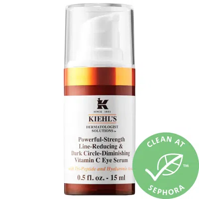 KIEHL'S SINCE 1851 POWERFUL-STRENGTH DARK CIRCLE REDUCING VITAMIN C EYE SERUM 0.5 OZ / 15 ML