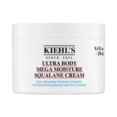 KIEHL'S SINCE 1851 ULTRA BODY MEGA MOISTURE SQUALANE CREAM 8.5 OZ / 250 ML