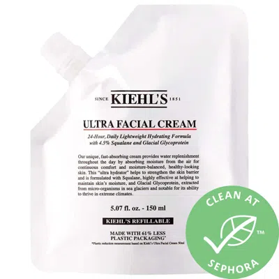 KIEHL'S SINCE 1851 ULTRA FACIAL REFILLABLE MOISTURIZING CREAM WITH SQUALANE 5 OZ / 150 ML REFILL