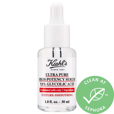 KIEHL'S SINCE 1851 ULTRA PURE HIGH-POTENCY 9.8% GLYCOLIC ACID SERUM 1 OZ / 30 ML
