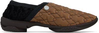 KIKO KOSTADINOV BROWN & BLACK SOLIX SLIPPERS