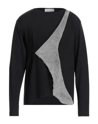 KIKO KOSTADINOV KIKO KOSTADINOV MAN T-SHIRT BLACK SIZE 40 VISCOSE, ELASTANE, COTTON