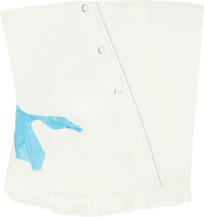 KIKO KOSTADINOV OFF-WHITE ALEC K-DART GAITER SCARF