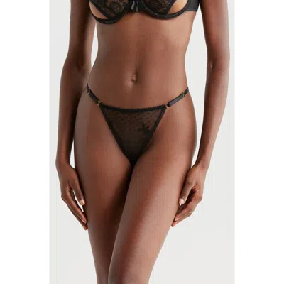 KILO BRAVA KILO BRAVA EMBROIDERED MESH G-STRING