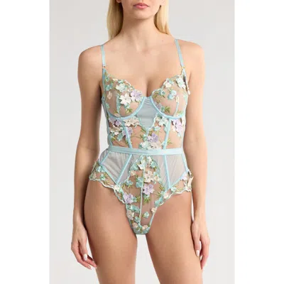 KILO BRAVA KILO BRAVA EMBROIDERED UNDERWIRE BODYSUIT